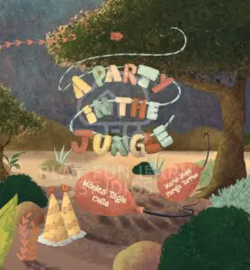 Portada libro Fiesta en la selva en inglés - A party in the jungle