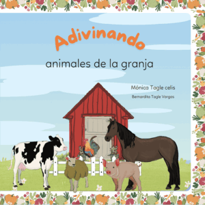 Portada del libro interactivo de animales para niños Adivinando Animales de la Granja – Play Fun Learn Studios