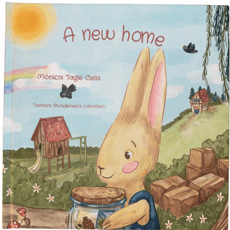Cover of “A New Home” – English children’s book about moving house