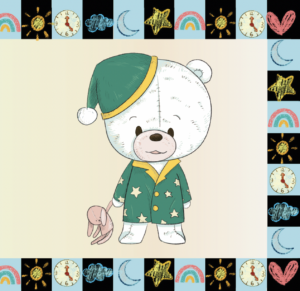 Página interior Buenas Noches Osito de Mónica Tagle