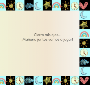 Página interior Buenas Noches Osito de Mónica Tagle