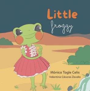 Portada libro cartoné little froggy de Mónica Tagle