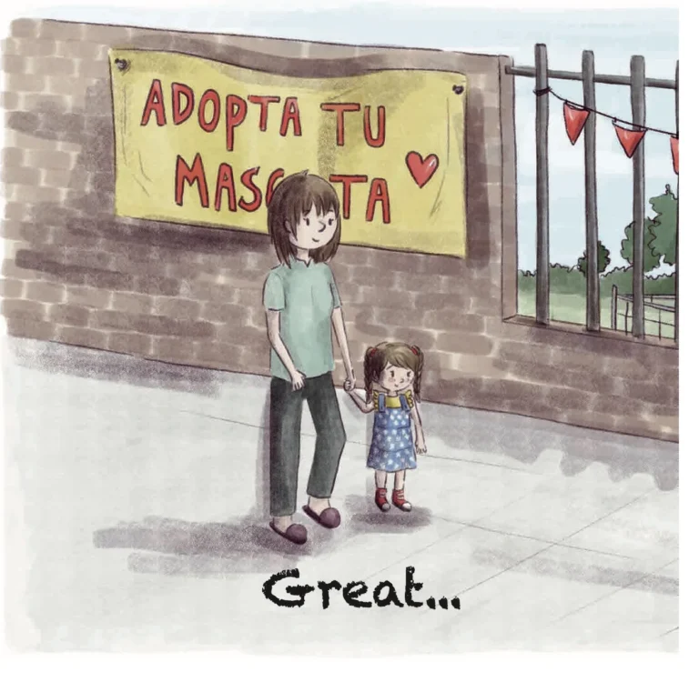 Página libro Mum let´s adopt