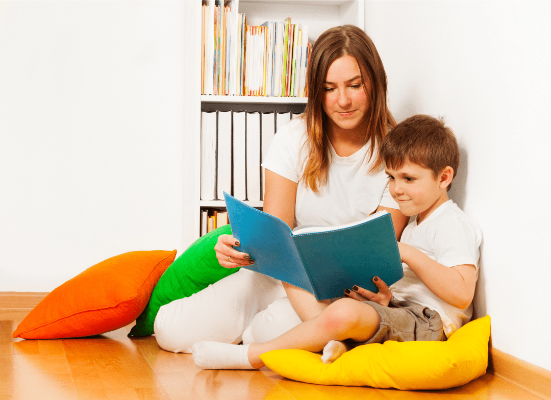 Lectura madre e hijo