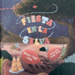 Portada del libro infantil Fiesta en la Selva de Play Portada del libro infantil Fiesta en la Selva, cuento con rimas e ilustraciones de animales para niños de 2 a 6 años